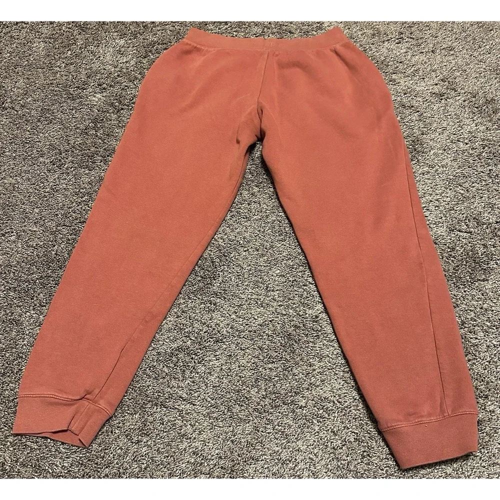 Nike Pants Girls L - Club Fleece Joggers Sweatpants DC7207-691 Cotton-Brick Red